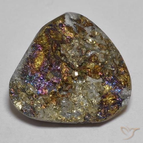 Pirita arco-íris Multicolorido Natural 17.21ct, Forma extravagante, Opaco