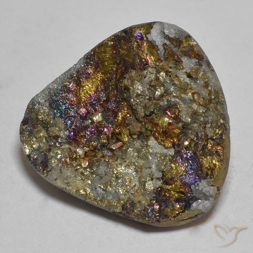 Pirita arco-íris Multicolorido Natural 17.21ct, Forma extravagante, Opaco