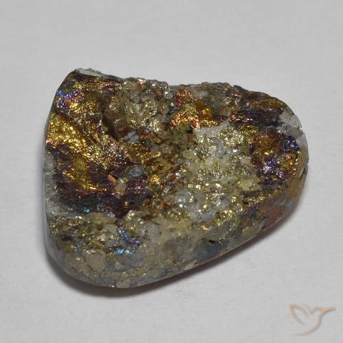 Pirita arco-íris Multicolorido Natural 17.21ct, Forma extravagante, Opaco