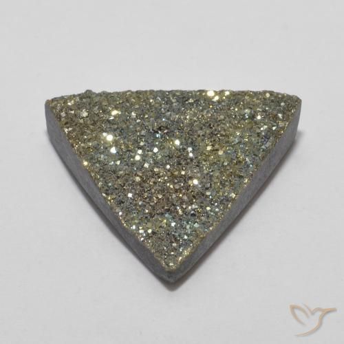 Pirita arco-íris Multicolorido Natural 5.62ct, Trilhão, Opaco