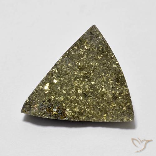 Pirita arco-íris Multicolorido Natural 6.22ct, Trilhão, Opaco