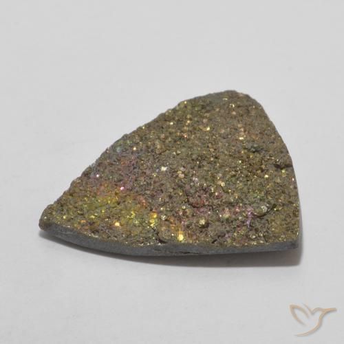 Pirita arco-íris Multicolorido Natural 7.81ct, Trilhão, Opaco