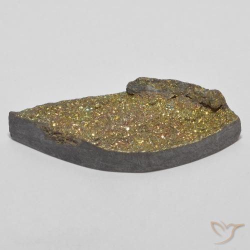 Pirita arco-íris Multicolorido Natural 13.66ct, Marquesa, Opaco