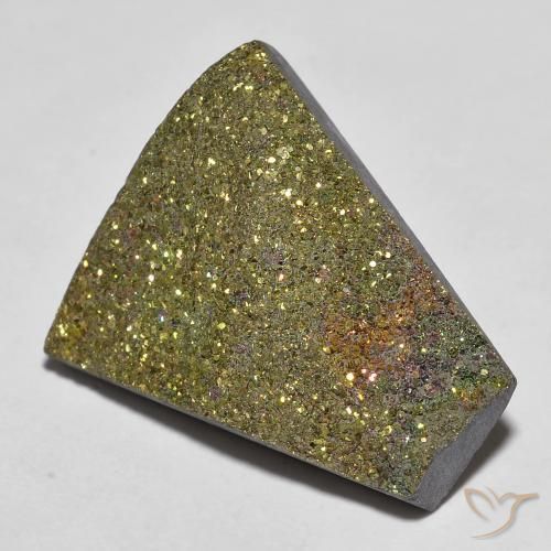 Pirita arco-íris Multicolorido Natural 13.82ct, Chique, Opaco