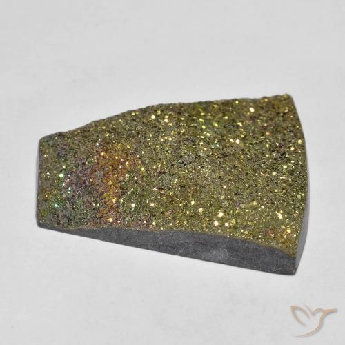 Pirita arco-íris Multicolorido Natural 13.82ct, Chique, Opaco