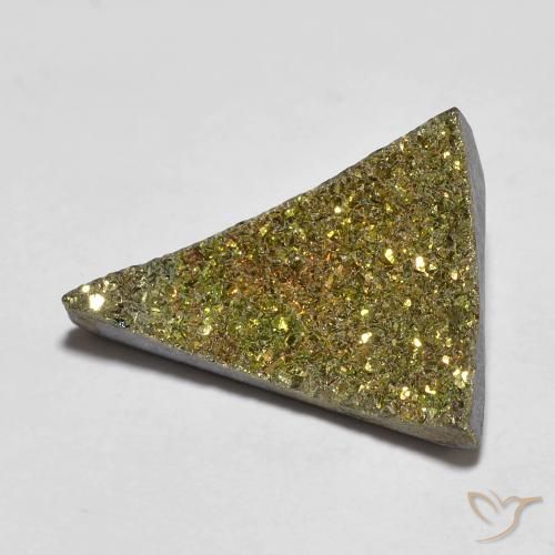Pirita arco-íris Multicolorido Natural 6.04ct, Trilhão, Opaco