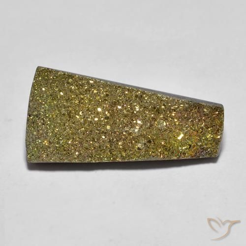 7.04ct Natural Multicolorido Pirita arco-íris, Chique, Opaco