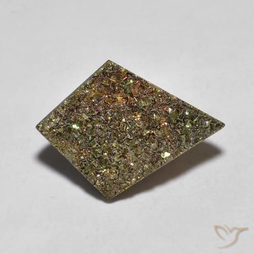 Pirita arco-íris Multicolorido Natural 4.77ct, Chique, Opaco