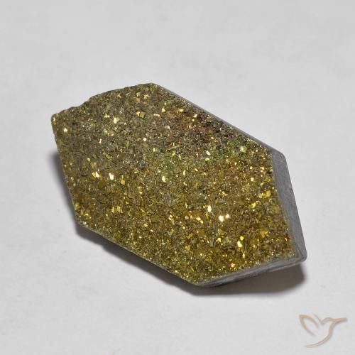 Pirita arco-íris Multicolorido Natural 10.90ct, Forma extravagante, Opaco