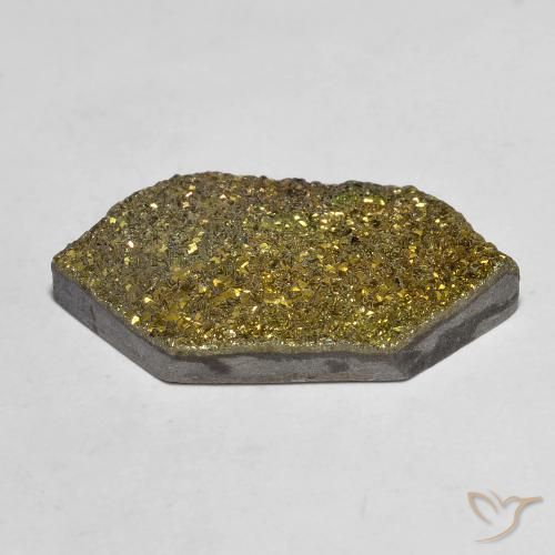 Pirita arco-íris Multicolorido Natural 10.90ct, Forma extravagante, Opaco