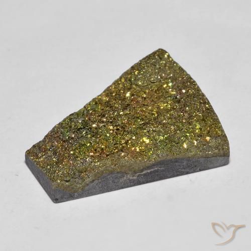 Pirita arco-íris Multicolorido Natural 9.90ct, Chique, Opaco