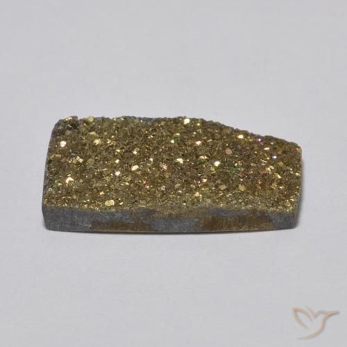 Pirita arco-íris Multicolorido Natural 5.47ct, baguete, Opaco