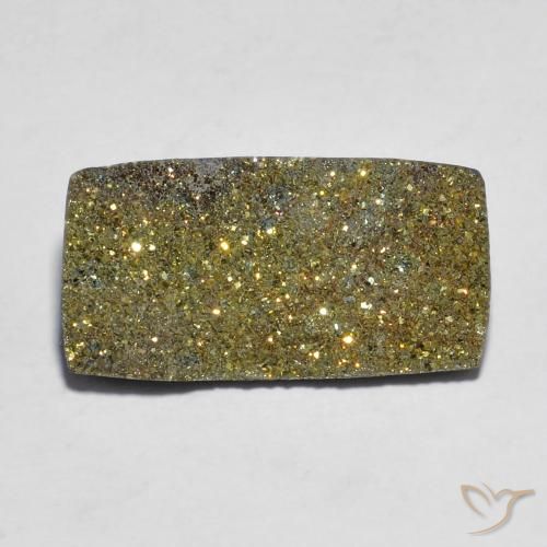 Pirita arco-íris Multicolorido Natural 7.41ct, baguete, Opaco