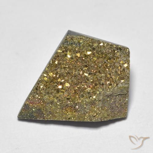 Pirita arco-íris Multicolorido Natural 5.46ct, Chique, Opaco