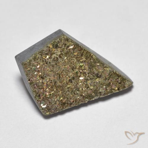 Pirita arco-íris Multicolorido Natural 5.72ct, Chique, Opaco