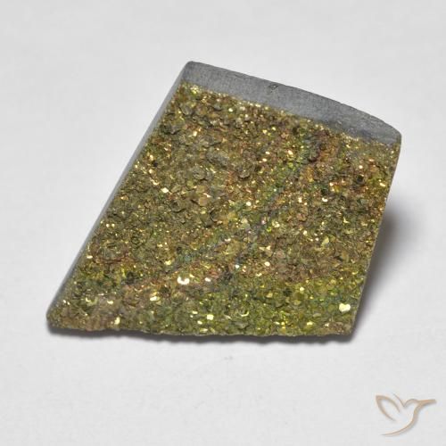Pirita arco-íris Multicolorido Natural 8.01ct, Chique, Opaco