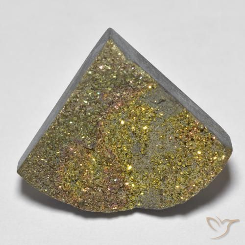 Pirita arco-íris Multicolorido Natural 13.16ct, Trilhão, Opaco