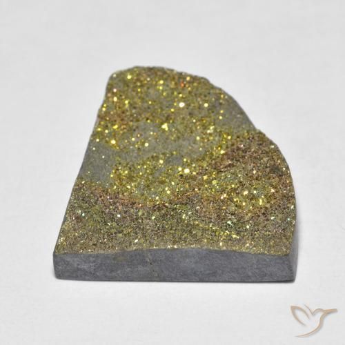 Pirita arco-íris Multicolorido Natural 13.16ct, Trilhão, Opaco
