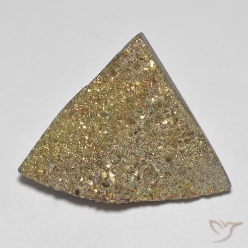 Pirita arco-íris Multicolorido Natural 11.12ct, Trilhão, Opaco