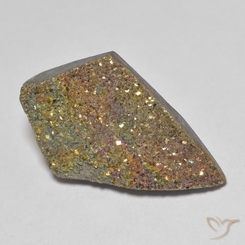 Pirita arco-íris Multicolorido Natural 7.52ct, Chique, Opaco