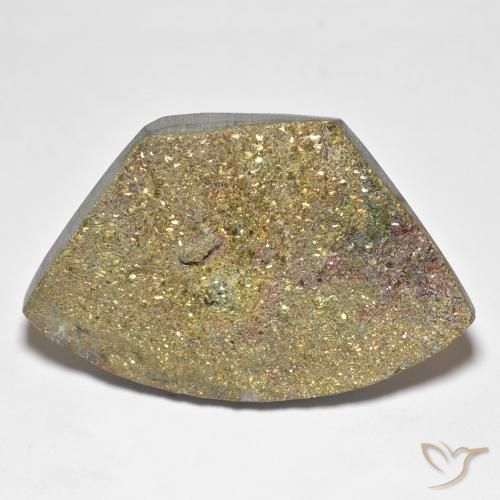 41.18ct Natural Multicolorido Pirita arco-íris, Chique, Opaco