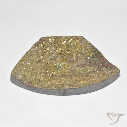 Pirita arco-íris Multicolorido Natural 41.18ct, Chique, Opaco