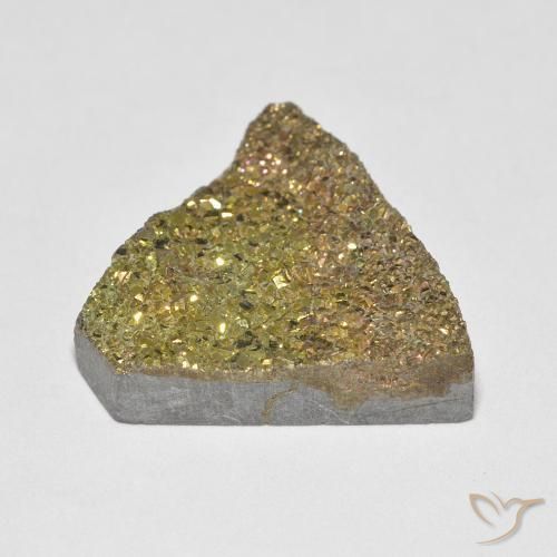 Pirita arco-íris Multicolorido Natural 10.04ct, Chique, Opaco