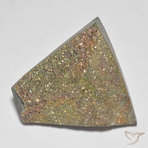 19.72ct Natural Multicolorido Pirita arco-íris, Chique, Opaco