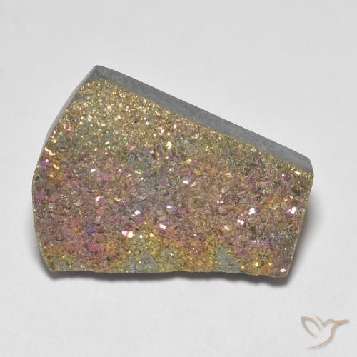 Pirita arco-íris Multicolorido Natural 10.84ct, Chique, Opaco