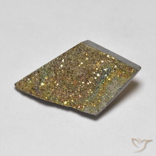 Pirita arco-íris Multicolorido Natural 5.13ct, Chique, Opaco