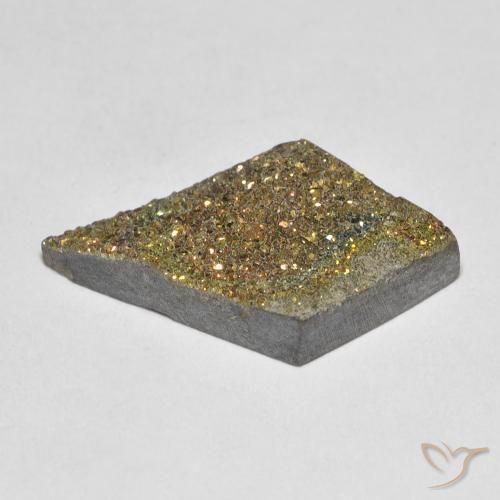 Pirita arco-íris Multicolorido Natural 5.13ct, Chique, Opaco
