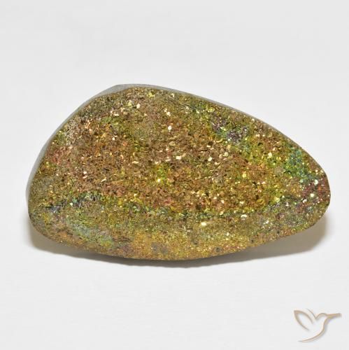 36.25ct Natural Multicolorido Pirita arco-íris, Chique, Opaco