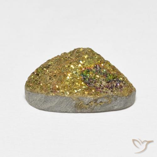 Pirita arco-íris Multicolorido Natural 8.38ct, Chique, Opaco