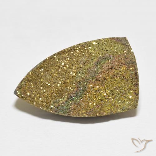 22.45ct Natural Multicolorido Pirita arco-íris, Chique, Opaco