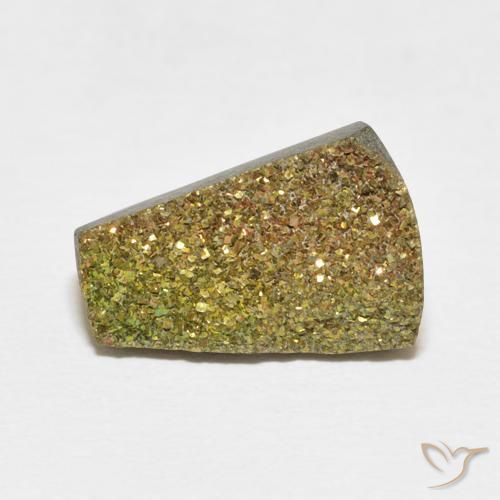 5.33ct Natural Multicolorido Pirita arco-íris, Chique, Opaco