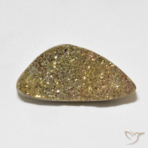 11.67ct Natural Multicolorido Pirita arco-íris, Chique, Opaco