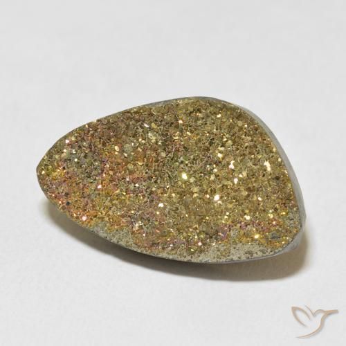 Pirita arco-íris Multicolorido Natural 11.68ct, Chique, Opaco