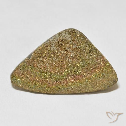 13.00ct Natural Multicolorido Pirita arco-íris, Chique, Opaco