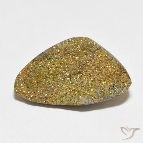 13.08ct Natural Multicolorido Pirita arco-íris, Chique, Opaco