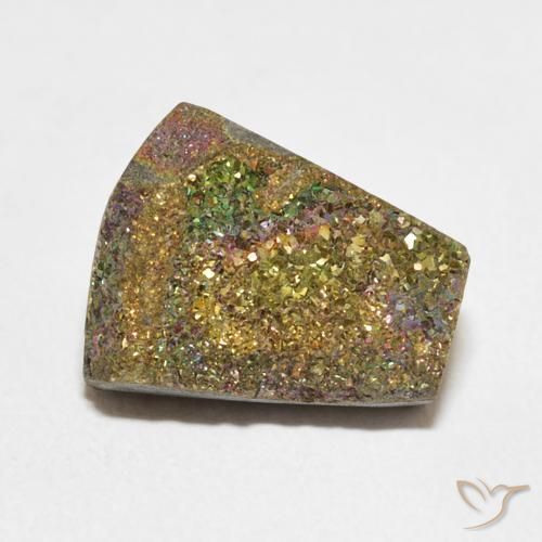 Pirita arco-íris Multicolorido Natural 7.37ct, Chique, Opaco