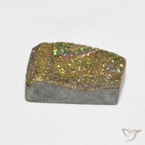 Pirita arco-íris Multicolorido Natural 7.37ct, Chique, Opaco
