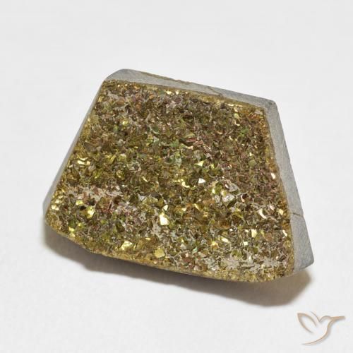 Pirita arco-íris Multicolorido Natural 12.28ct, Chique, Opaco