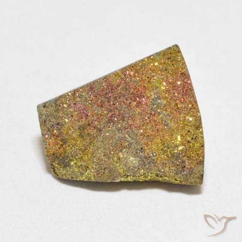 5.02ct Natural Multicolorido Pirita arco-íris, Chique, Opaco