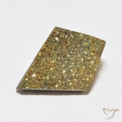 6.51ct Natural Multicolorido Pirita arco-íris, Chique, Opaco
