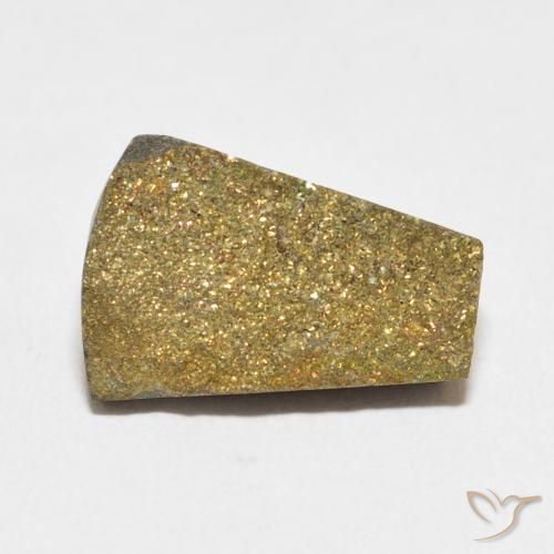 6.39ct Natural Multicolorido Pirita arco-íris, Chique, Opaco