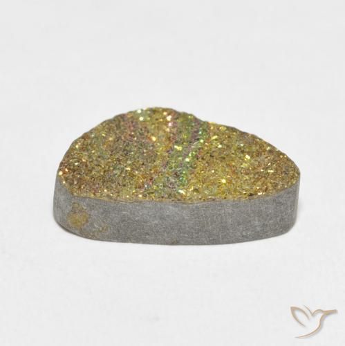 Pirita arco-íris Multicolorido Natural 5.60ct, Chique, Opaco