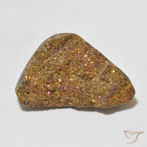 11.55ct Natural Multicolorido Pirita arco-íris, Chique, Opaco