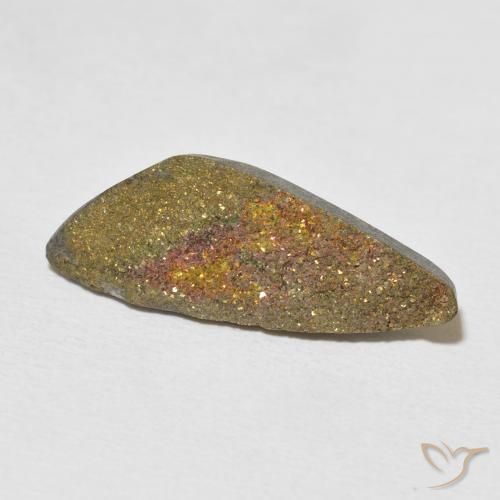 Pirita arco-íris Multicolorido Natural 7.56ct, Chique, Opaco