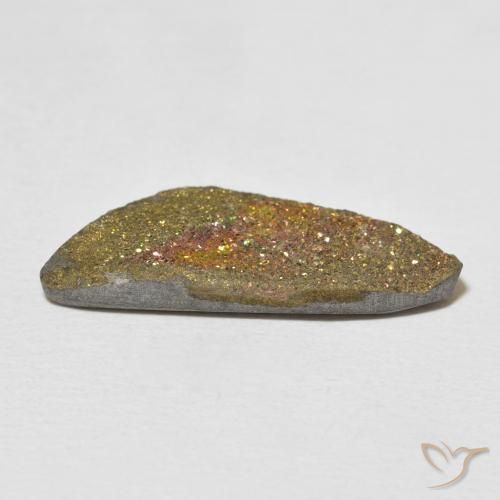 Pirita arco-íris Multicolorido Natural 7.56ct, Chique, Opaco