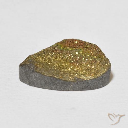 Pirita arco-íris Multicolorido Natural 6.24ct, Chique, Opaco
